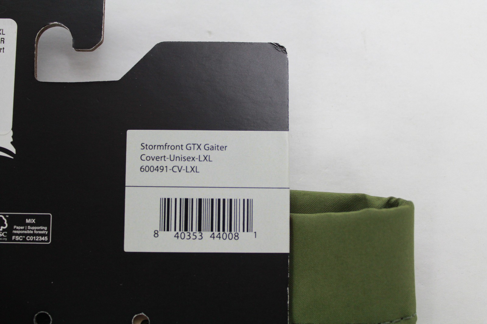 NEW! Sitka Stormfront GORE-TEX GTX Leg Gaiters Covert Olive Black Unisex L-XL