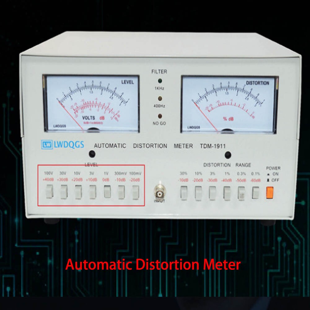 Distortion Tester TDM-1911 Automatic Distortion Meter Audio Distortion Meter