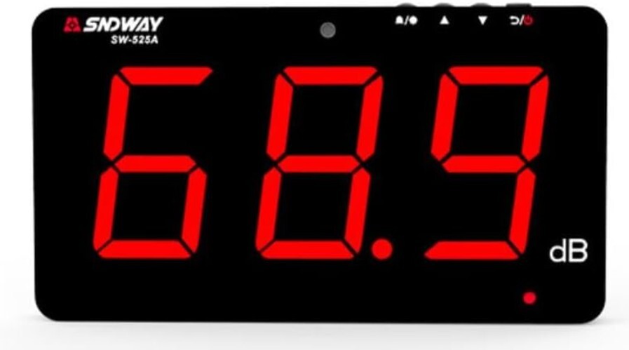 30-130dB Digital Sound Level Meter with Large Display | Noise Control Solution
