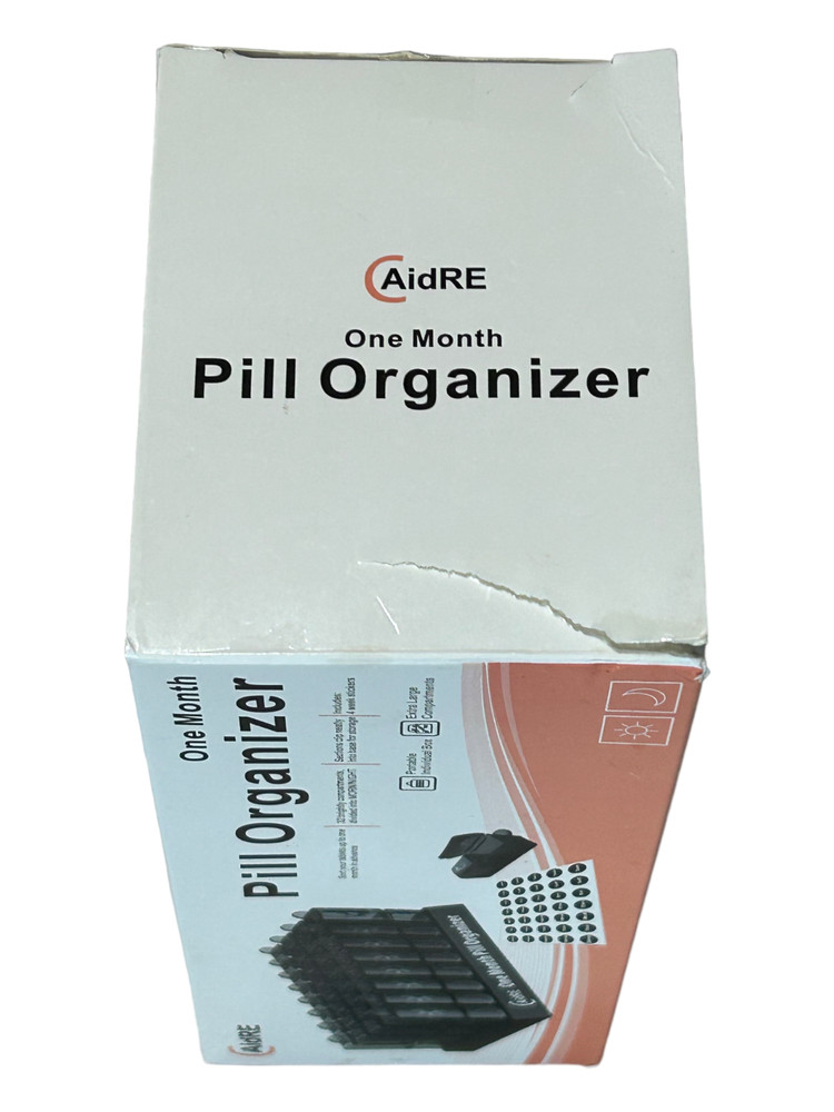 Pill Organizer 32 Day (64 Compartments) - Each Day Has 2 (Snap Close) Removeable