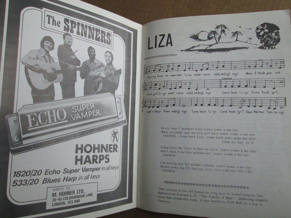 The Spinners Programme 1970's
