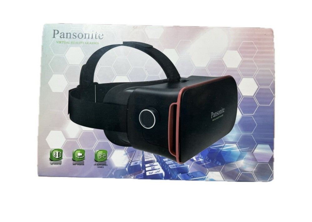 3D VR Headset Glasses Virtual Reality 4.7"- 6.0" Smart Phone Compat + Controller