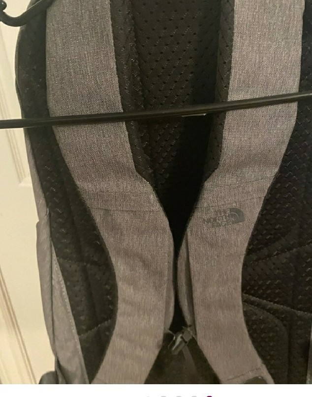 The North Face Aurora Gray And Black Backpack