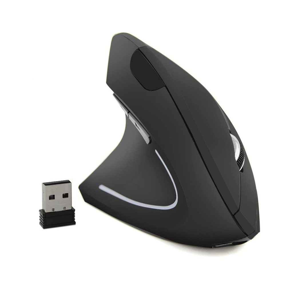 Left Handed Vertical Mouse Wireless Rechargeable Ergonomic