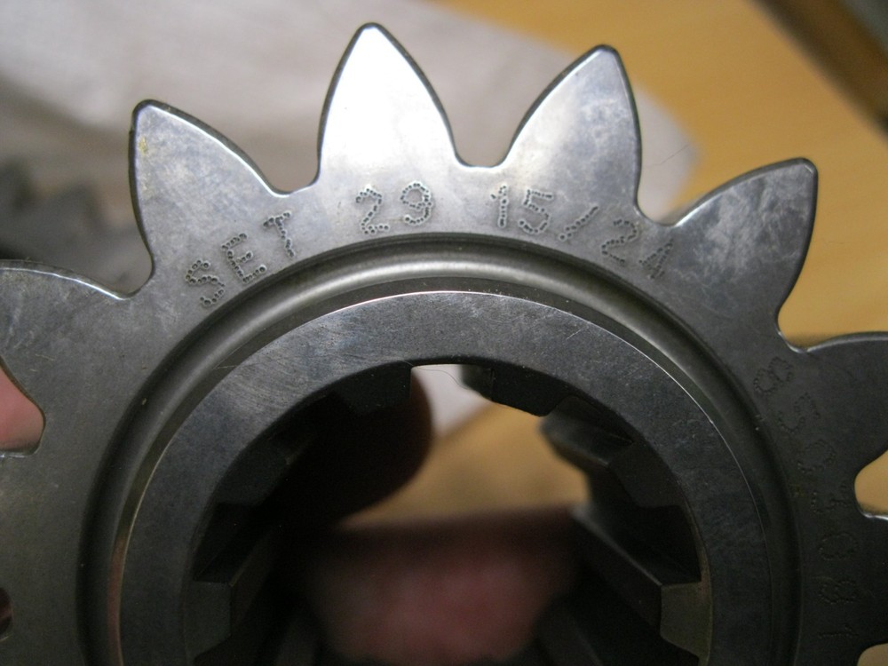 Quick Change Gear Set 29 15/24 TOOTH