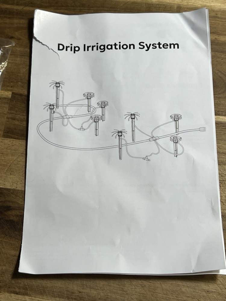 Complete 234FT Drip Irrigation System with 87 Quick Connectors - Automatic Sprin