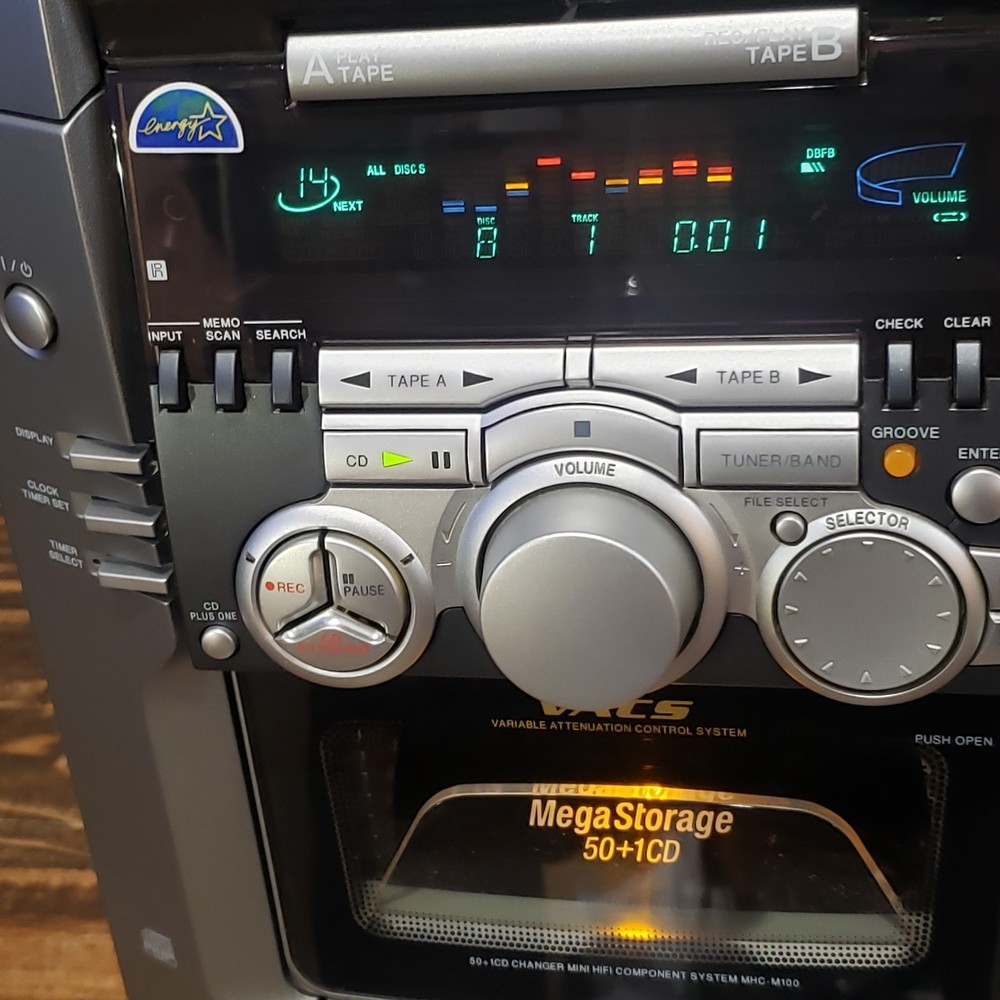Sony Compact Disc Deck Receiver HCD-M100 Mega Storage 50+1CD No Tape Deck