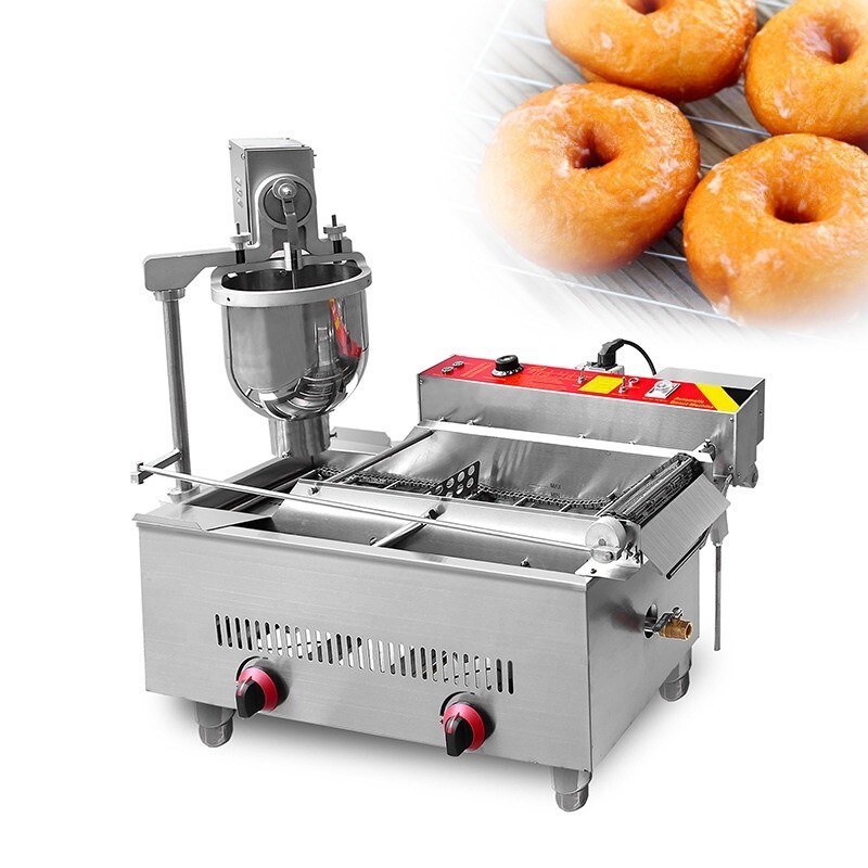propane Gas Commercial Automatic Donut Maker Doughnut Making Machine