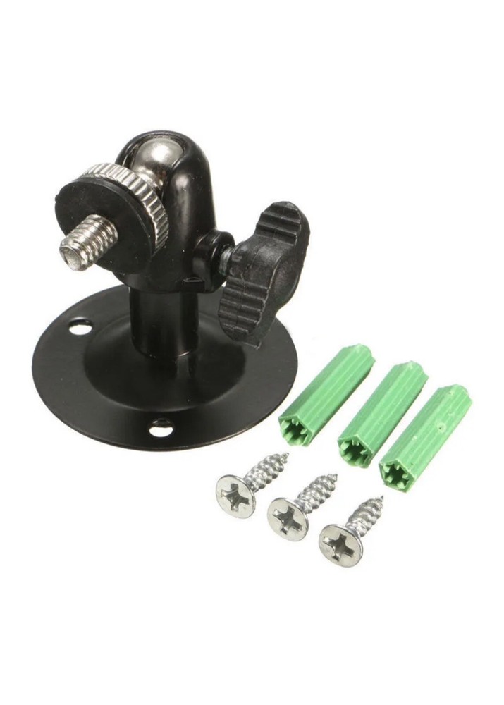 4 x Black Wall Ceiling Metal Mount Bracket Stand Holder For CCTV Security Camera