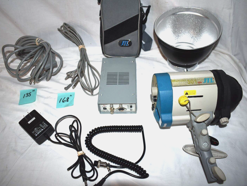 JTL Mobilight 301 Photo Light System-Studio/Field Mobility in Case (BLK-11)