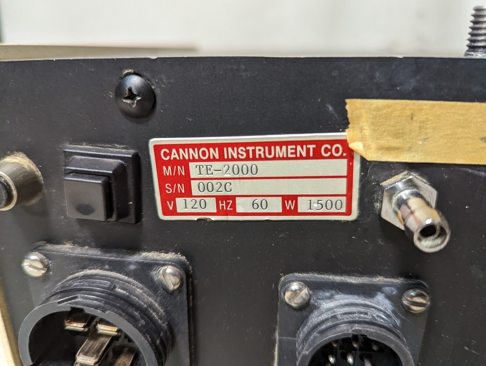 Cannon TE-2000 low-temperature bath