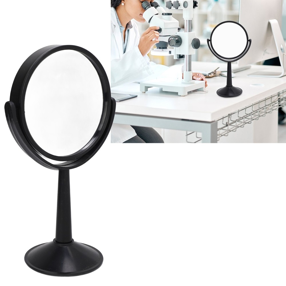 4 Inch Round Concave Mirror For Optimal Viewing Physics Experiments Glass ABS