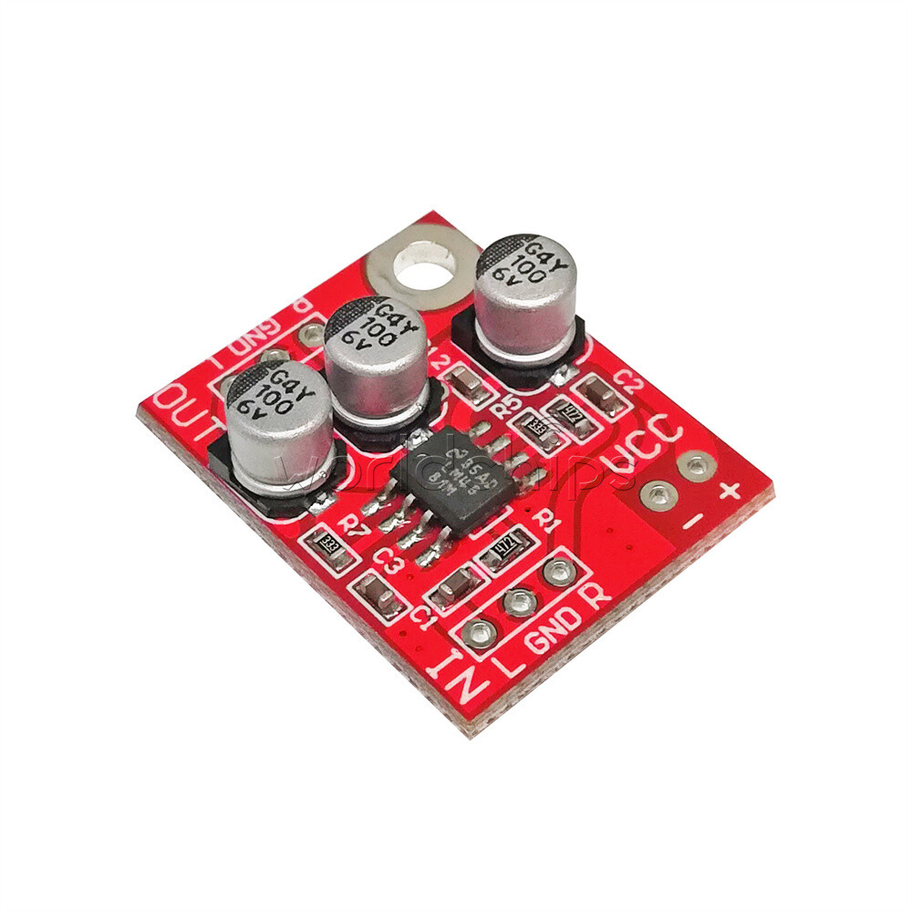 LM4881 Headphone Headset Amplifier Board Module Audio Preamplifier DC 2.7V-5.5V