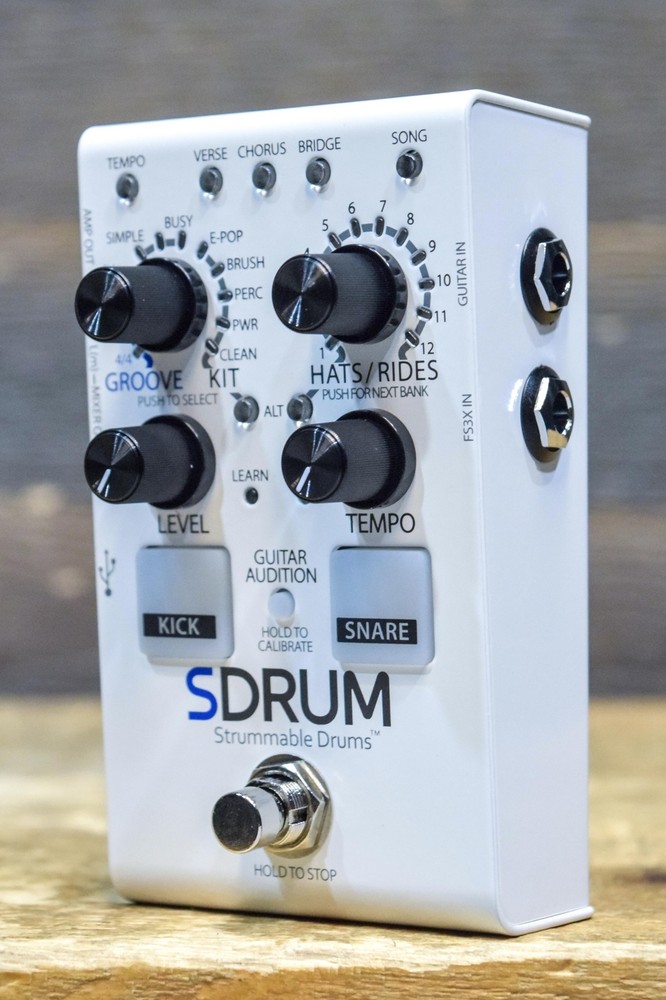 DigiTech SDRUM Strummable Drums BeatScratch Technology Intelligent Drum Machine