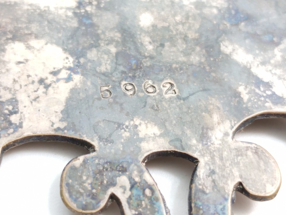 Vintage BSCEP silver-plated adjustable serving trivet