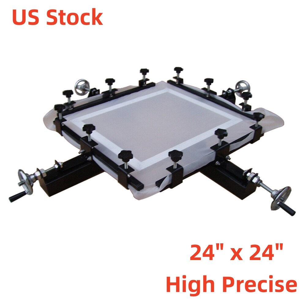 24"x24" Manual Screen Stretching Machine High Precise Screen Printing Stretcher
