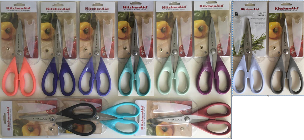 KitchenAid All-Purpose Kitchen Shears, Stainless Steel, Choose