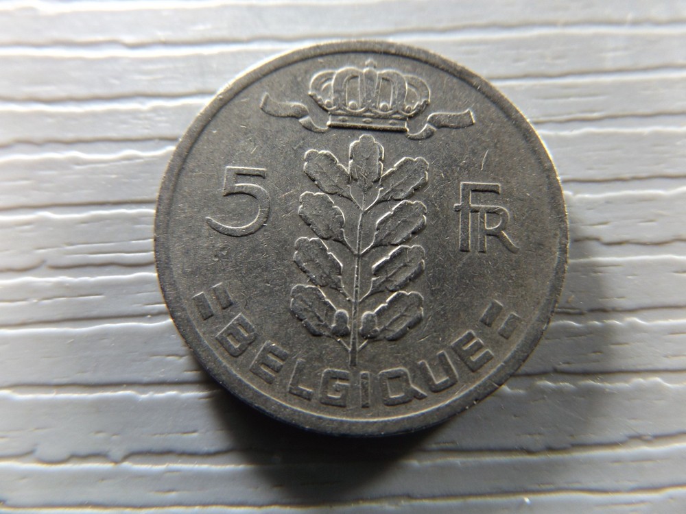 Belgium 1958 5 Francs