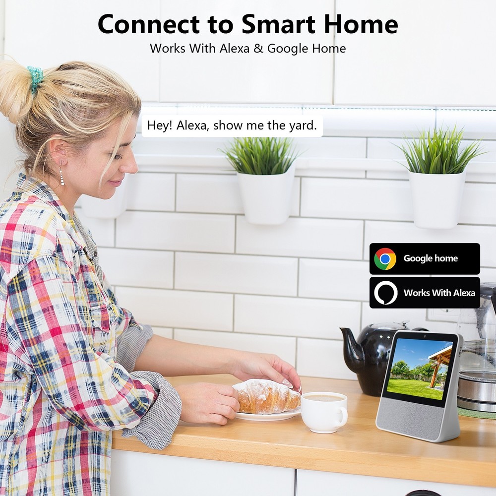 3Pack Wireless Solar Battery Powered Security Camera System Outdoor Home Wifi