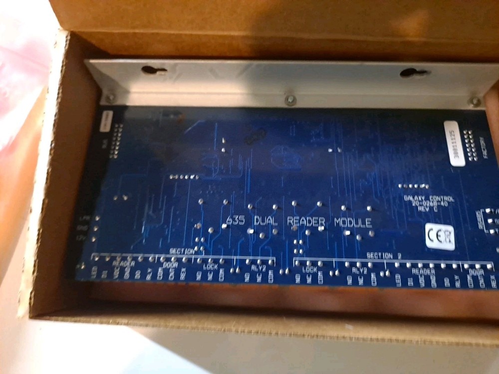 Galaxy Gcs Pin 20-0235-10 635 DRM (Dual Reader Module) Board.