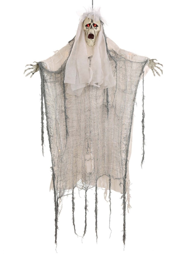 3ft Hanging Light-Up Ghost
