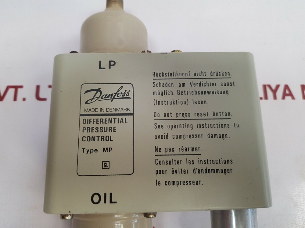 Danfoss Mp Differential Pressure Switch 060b0170