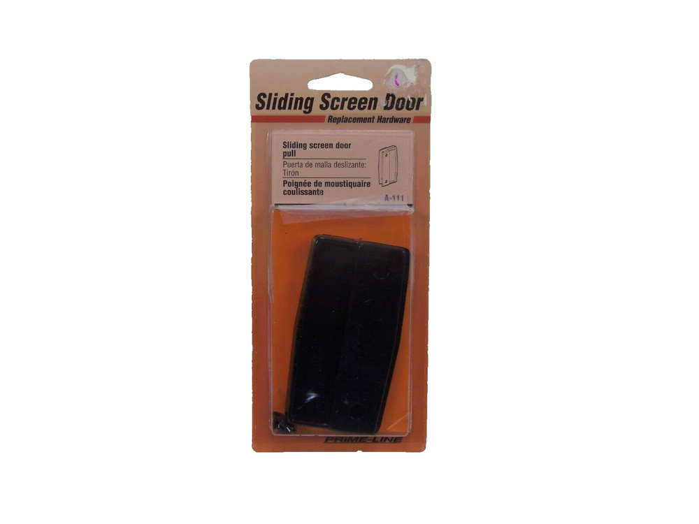 Prime-Line Black Plastic Sliding Screen Door Pull A-111