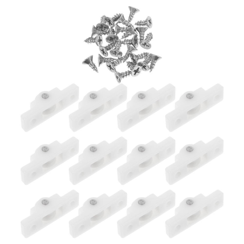 12 Pcs Upright Freezer Rollers Cabinet Door Sliding Fridge Bottom
