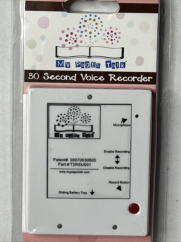 My Pages Talk 30 Second Voice Recorder