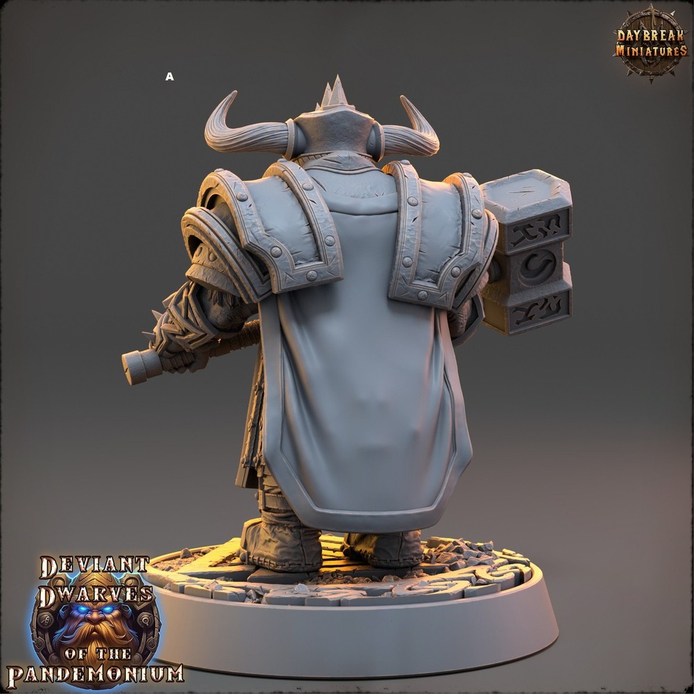 Deviant Dwarf Warrior | DayBreak Miniatures