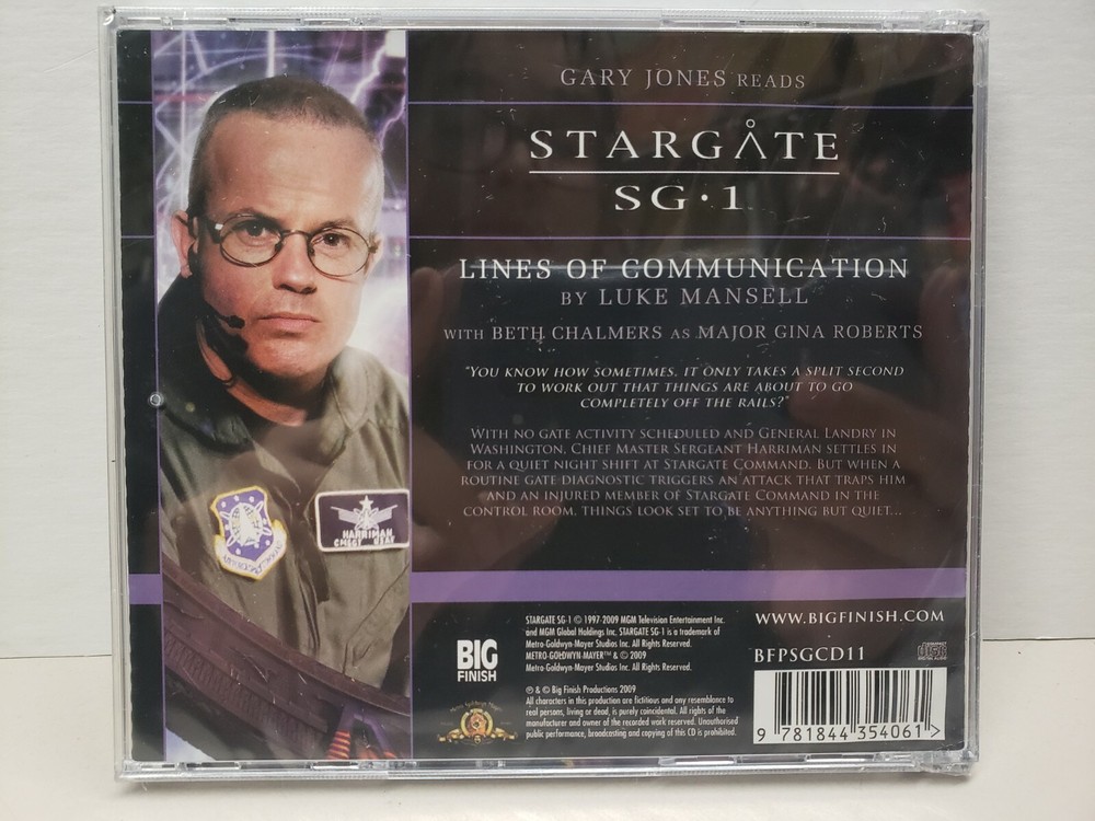 STARGATE SG:1 Big Finish Audio CD #2.5 - LINES OF COMMUNICATION