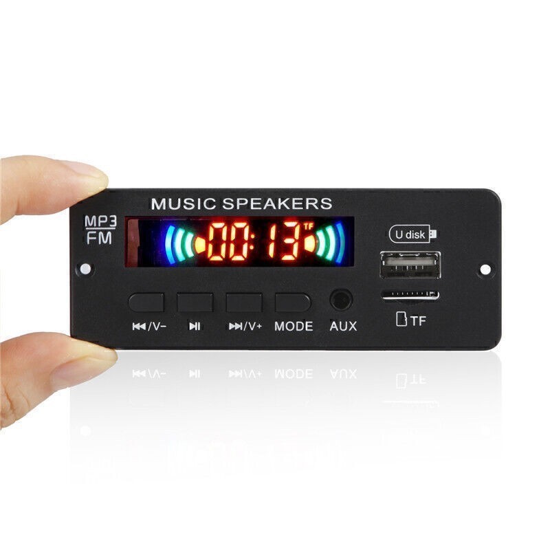 Bluetooth 5.0 MP3 Decoder Board Wireless USB TF FM Car Stereo Hands-Free Call