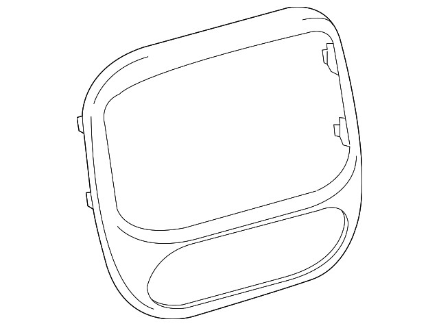 Graphite Silver Metallic Instrument Panel Accessory Center Trim Panel (23474432)