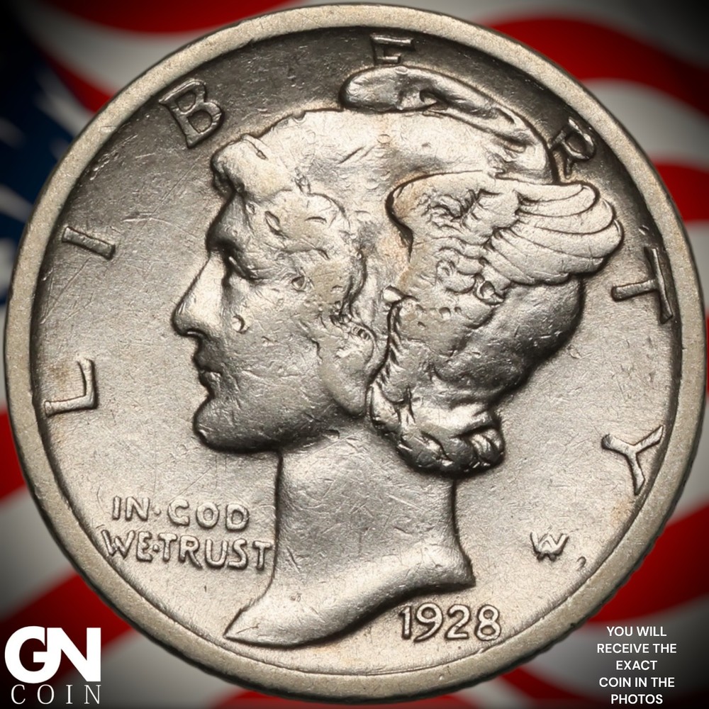 1928 P Mercury Dime A5511
