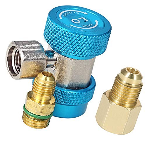 Adjustable R134a Quick Coupler High Low Conversion Adapter Fittings,