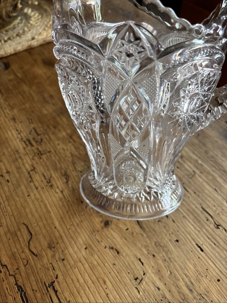 Victorian Cut Glass Pitcher