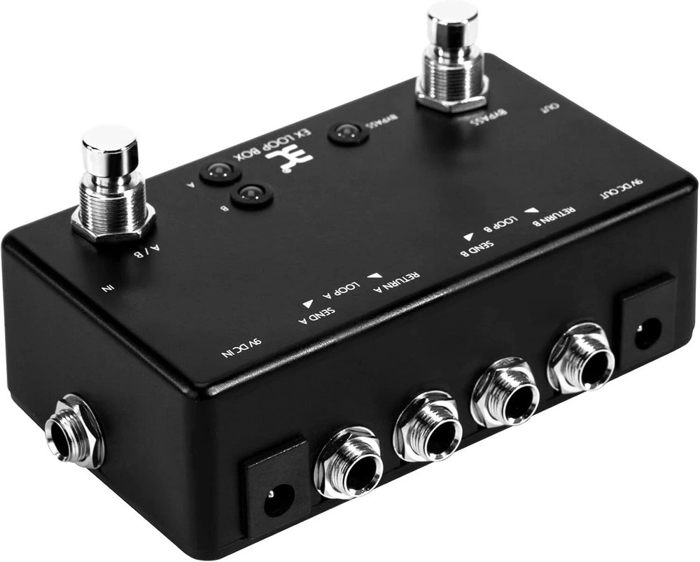 Guitar Effects Loop Switcher Passive Channel Switcher -Mini Guitar Effect Pedal