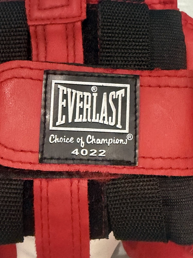 Everlast Red Boxing Headgear