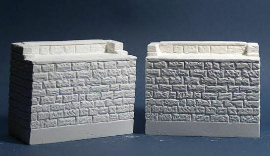 Monroe Models O Bridge Abutments Pair 953