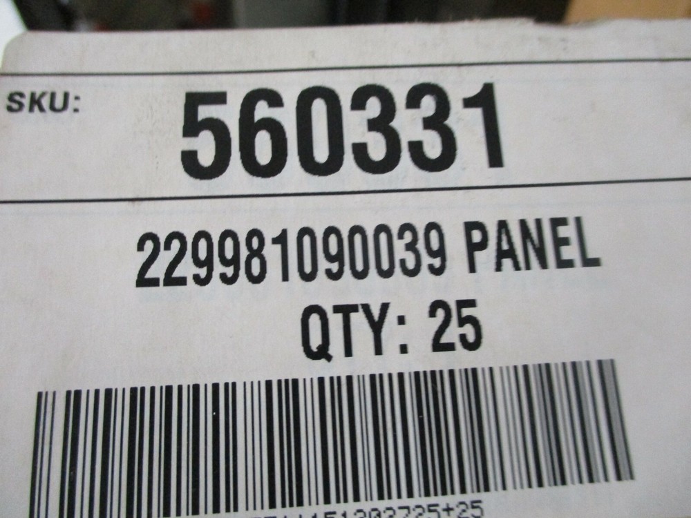 NEW NORTEX MINI SPLIT AC PANEL 560331 229981090039 FREE SHIPPING