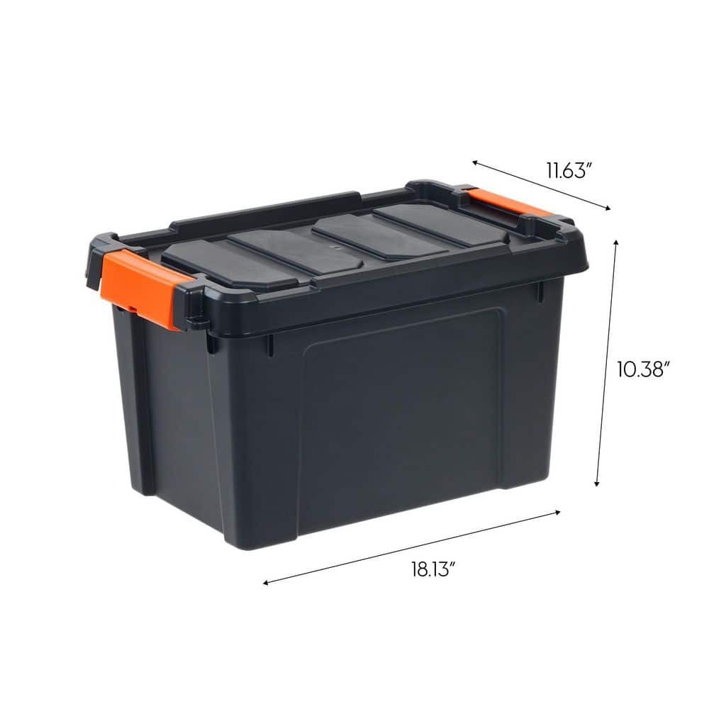 5 gal. Heavy-Duty Stackable Storage Tote
