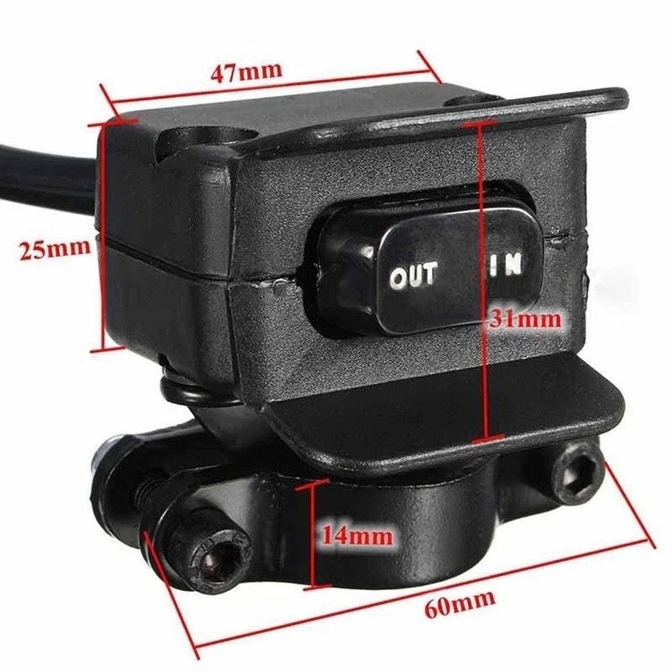 Heavy Duty Handlebar Control Line Winch Rocker Switch Control Warn for ATV/UTV