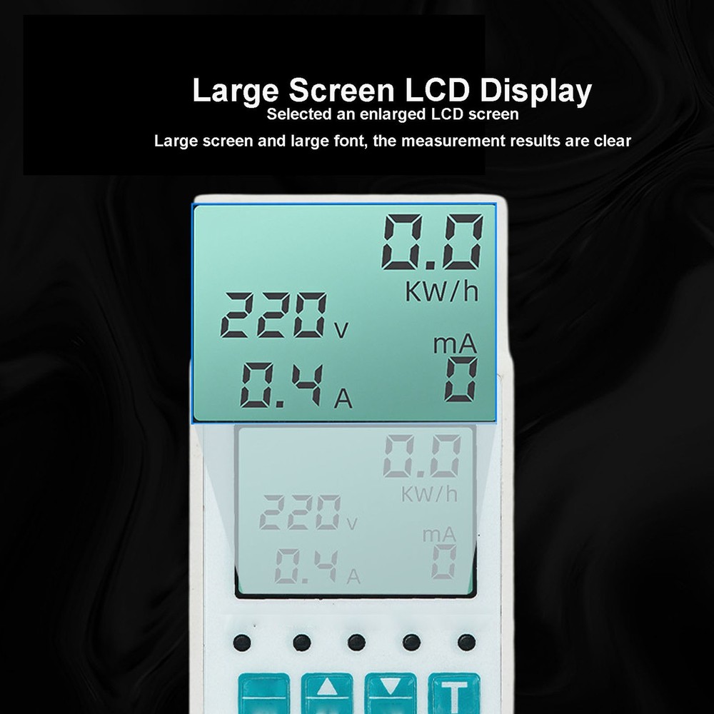 Smart Energy Meter LCD Display Remote Control Timer For Home Use Trending