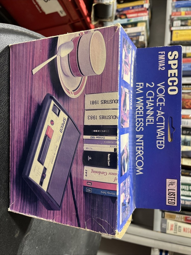 SPECO FMVA2 Voice Activated 2 Channel FM Wireless Intercom