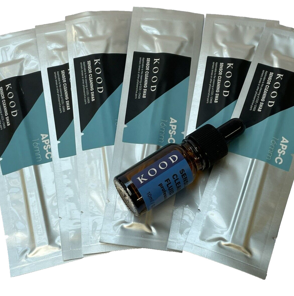 Pro APS-C Sensor Cleaning Kits Swabs & 10ml sensor Cleaning fluid