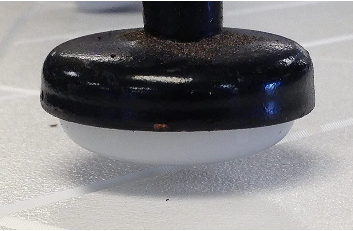 Plastic 1.5-inch Wrought Iron Patio Furniture Glide Caps