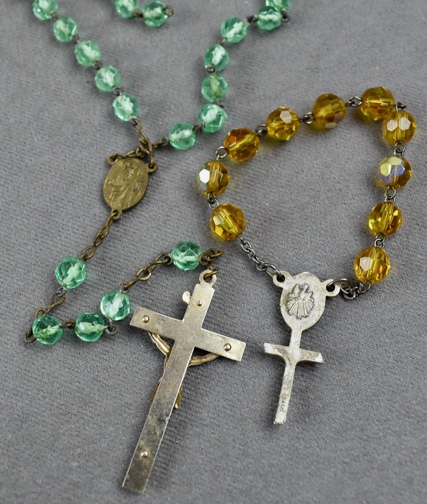 2 Vintage Catholic Rosaries