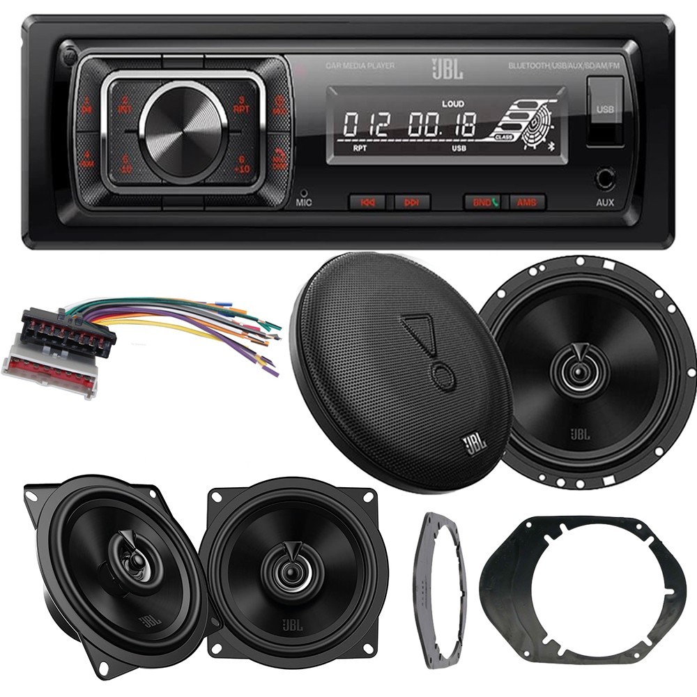 JBL Package Car Stereo MP3 AM/FM Radio & 4 Speakers for 1992-1996 F-150 Pickup