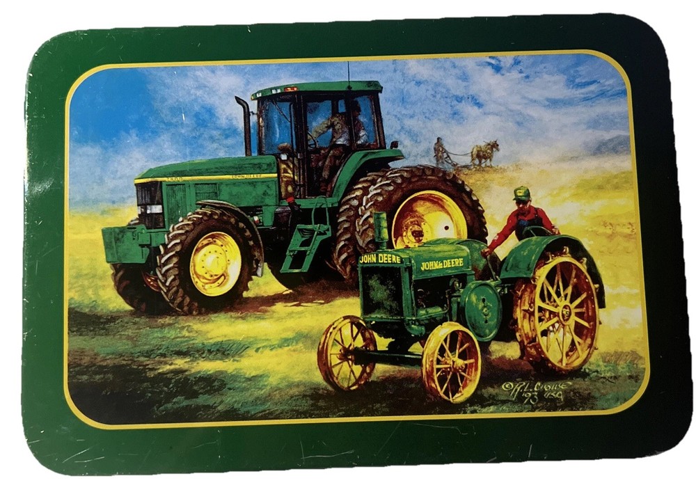 John Deere 1924-1953 Model D Tractor Tin Model 7800 EUC