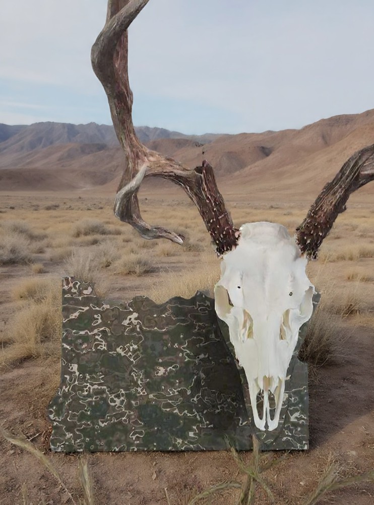 European mount Camo covered state